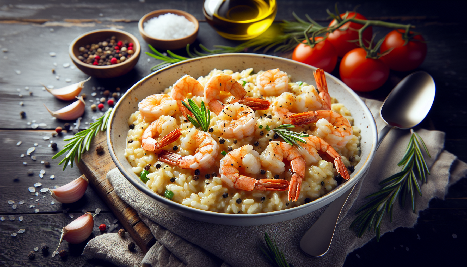 risotto alla crema di scampi